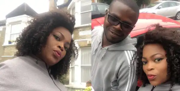 Funke Akindele Bello shares photo with her hubby, JJC Skillz